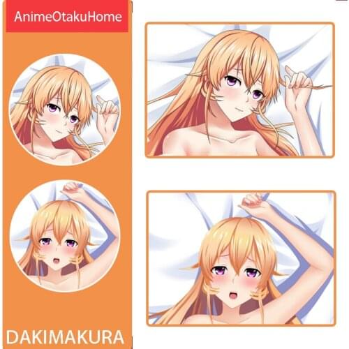 Anime Manga Food Wars！Shokugeki no Soma Nakiri Erina Throw Pillow Cover Hugging Pillowcase Otaku Bedding Dakimakura Pillow Case