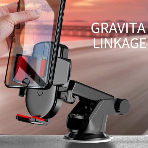 Car Phone Holder Mount Car Air Vent Suction Cup Gravity Clip Smartphone Holder For iPhone 12mini 8 7 XR Support Mobile Stand
