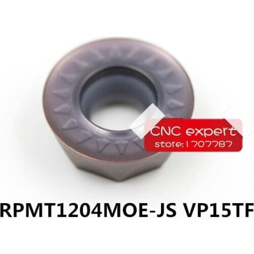 Free shipping 10PCS Carbide Insert RPMT1204MOE-JS VP15TF CNC tool machine with a blade,Suitable for steel And stainless steel