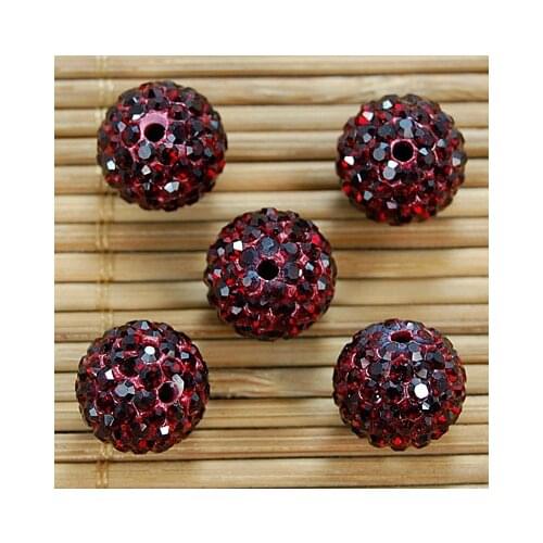 Free Shipping! 50pcs/Lot,Good Quality 10mm Siam Clay Beads Diy jewellery