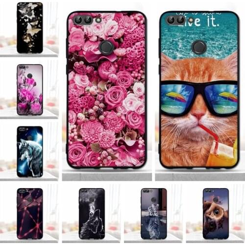 Case Huawei P Smart Case Silicone Funda for Huawei PSmart Back Cover Soft Phone Case Huawei P Smart Cover Huawei Enjoy 7S Case