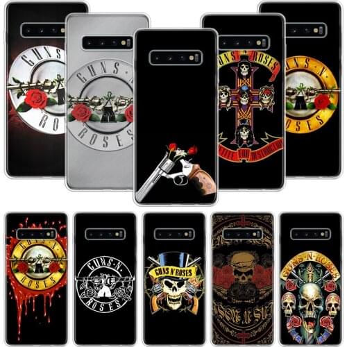 Guns n roses Case for Samsung Galaxy S20 Ultra Note 10 9 8 S10E S9 S8 J4 J6 J8 Plus + Pro S7 S6 Soft Phone Coque