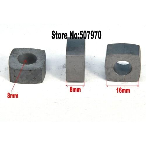 EDM Tungsten Conductive Block L16*W16*H8*Hole8mm for CNC Wire Cut Machine