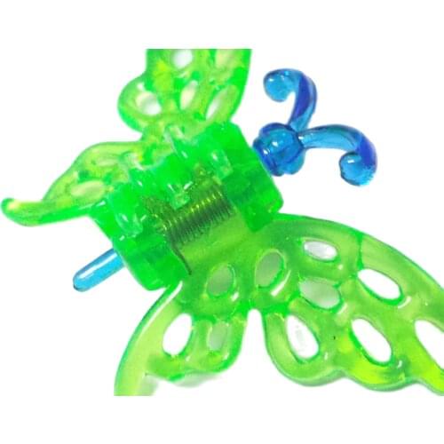 12pc Mini butterfly Hair Clips Carnival Girls Birthday Party Favor Toys Novelty Prize Gift Pinata Bag Filler Favour Vending