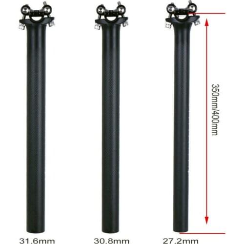 New Carbon Seatpost Mountain Bike 31.6/30.9mm Road Bike Seat Post 27.2mm MTB Carbon Fiber Seat Tube Offset 3K Gloss/Matte