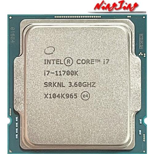 Intel Core i7-11700K i7 11700K 3.6 GHz Eight-Core 16-Thread CPU Processor L3=16M 125W LGA 1200