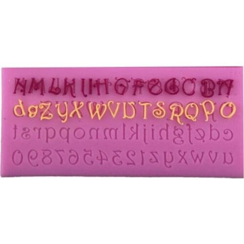 Silicone Cake Mold Alphanumeric Sugar Mold Baking DIY Tool E064