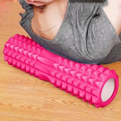 Yoga Column Fitness Balance Bar Stick Pilates Column Deep Massage Roller Relax Muscles Yoga Foam Roller Wolf Tooth Crescent