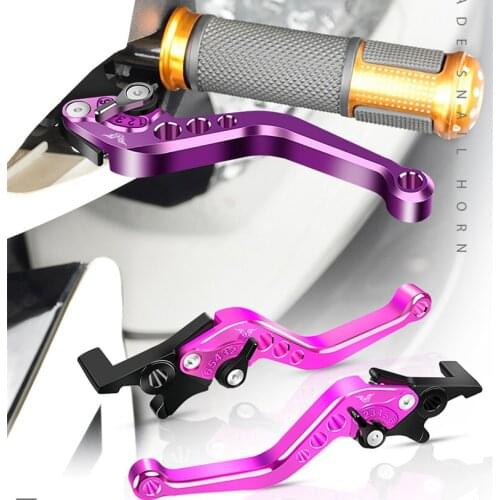 Universal Electric scooter motorcycle accessories Motorcycle CNC aluminum Shorty Adjustable Brake Clutch Levers