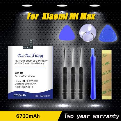 High quality 6250mAh BM49 Battery for Xiaomi Mi Max Phone battery