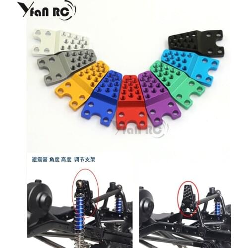 Yfan rc 1 Set for 1/10 simulation climbing car shock absorber angle height adjustment bracket scx10 D90 shock absorber base R32