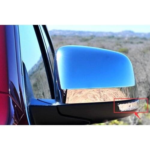 Yimaautotrims Exterior Refit Kit For Jeep Grand Cherokee 2014 - 2019 Chrome Rearview Mirror Decoration Cover Trim Accessories