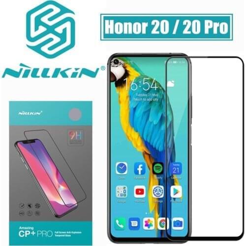 Huawei Honor 20 Pro Tempered Glass Honor20 Screen Protector Nillkin CP+PRO Full Cover Protective Glass Film for Huawei Honor 20