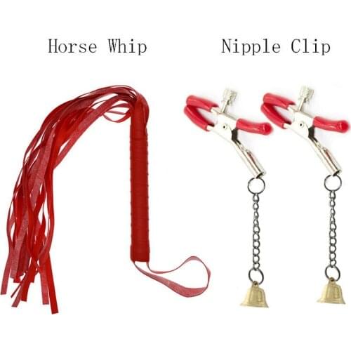 Nipple Clamps Sex Toys Women Nipples Clips Adult Games for Couples Flirt Whip Toys BDSM Bondage Nipple Clip