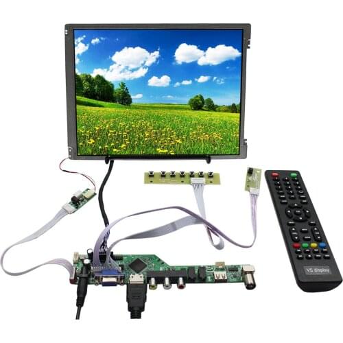 LCD Display 10.4" VS104T-001A 800X600 LVDS 20 pins Brightness 400nits LCD Screen with HD-MI VGA AV USB RF LCD Controller Board