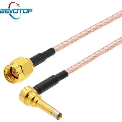 1pcs SMA Male to MS156 Male Plug Test Probe RG316 Jumper Pigtail Cable RF Coaxial Extension Cable 15cm 6inch