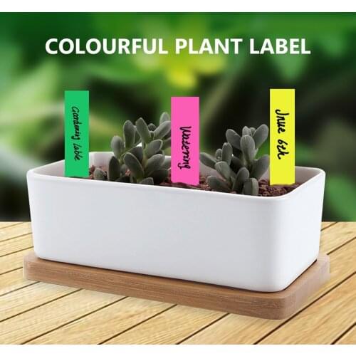 100/300Pcs Plastic Flower Nursery Tags Marker Gardening Tool Stick Tag Garden Labels Accessories Seeding Tray For Plants Marke