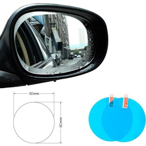 2/4pcs Car Side Rearview Mirror Waterproof Anti-Fog Film Side Window Glass Film Can Protect Your Vision Driving On Rainy Days