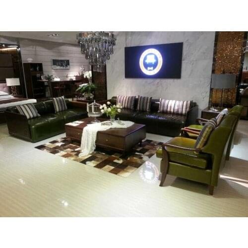 2018 free shipping 1 piece via DHL 100% natural genuine cowhide pvc leather gym mat