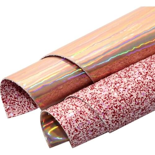 20x33cm Double Sided Faux Synthetic Leather Fabric For Bow-knot Bags Wallet Earring Phone Case Scrapbook DIY,1Yc15892