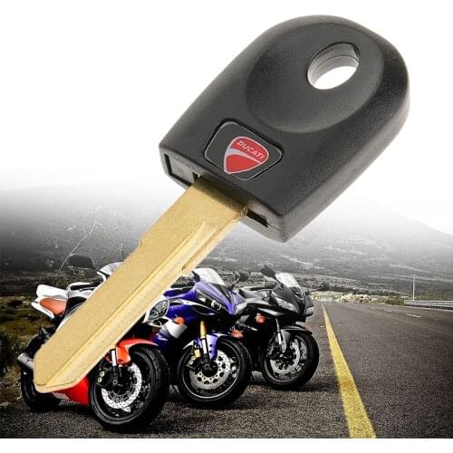Motorcycle Uncut Blade Blank Key For Ducati 696 749 600 Monster 600 S Sport 800 Sport Etc ABS & Copper 4x0.9cm Moto Accessories