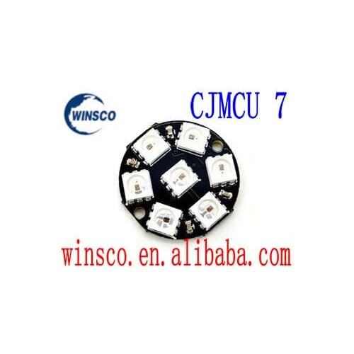 CJMCU-2812-7 7 WS2812 5050 RGB LED Built-in Full-Color Drive lantern Development Board CJMCU 7