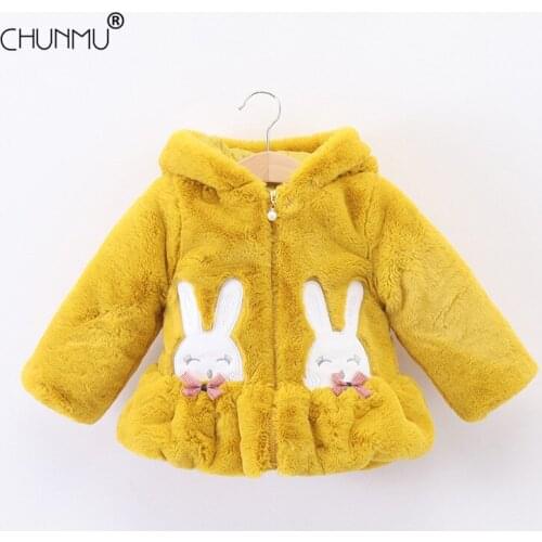 Baby Coat Winter Faux Fur Girls Jackets For Children Birthday Hooded Outerwear Warm Infant Coats Winter Newborn Clothes