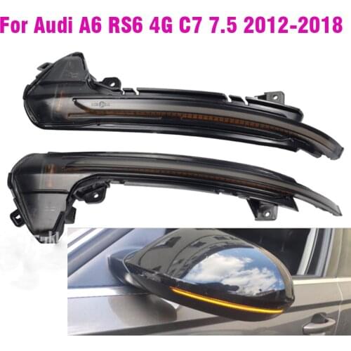 Dynamic Blinker LED Turn Signal Light For Audi A6 RS6 4G C7 7.5 2012 2013 2014 2015 2016 2017 2018
