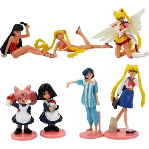 5-13cm 7pcs/set Anime Action Figure PVC Model Toy Doll