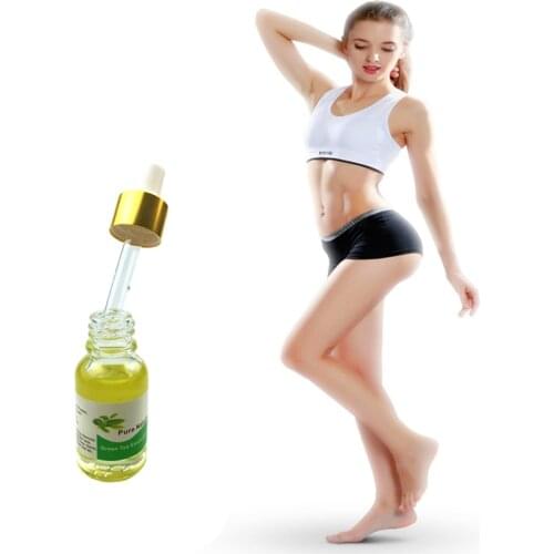 Chinese Medicine Green tea Slimming Essential oil Whole Body Slim Specialized In Stubborn Fat Tummy Fast Lose Weight Patch 10ml
