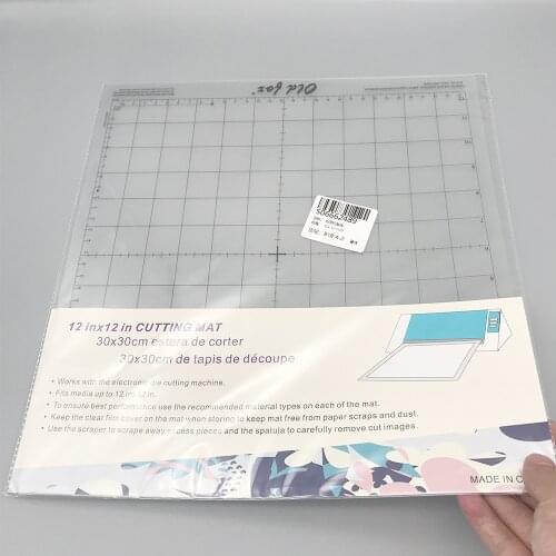 5pcs Cutting Mat for Silhouette Cameo 3/2/1 [Standard-grip,12x12 Inch,1pack] Adhesive&Sticky Non-slip Flexible Gridded Cut Mats