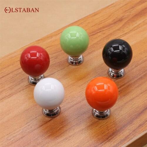 LSTABAN Childrens Room Punch-free Paste-type Handle Drawer Cabinet Strong Suction Cup Color Cartoon Handle Cabinet Door Handle