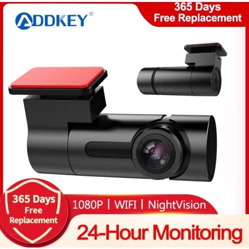 ADDKEY mini WiFi Dash Cam 1080P FHD Night Vision Recorder Wireless Snapshot Auto Car dvr Rotatable Lens Camcorder Car DVR Camera