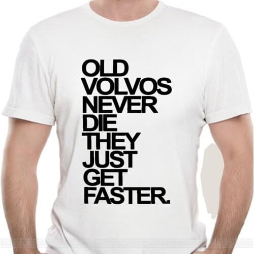 Men T shirt Herren old Volvos Schnuffel Never Die Cotton Graphic T Shirt funny t-shirt novelty tshirt
