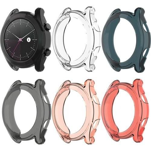 New Arrival Soft TPU Smart Watch Bumper Protective Case Cover for 42mm Huawei GT Elegant