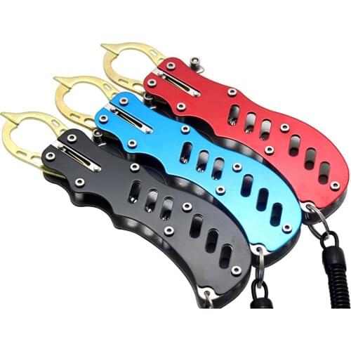 Fishing Tackle Set Aluminium Alloy Stainless Steel With Rope Fish Lip Grip Fish Control Multifunction Pliers Fishing Accessory