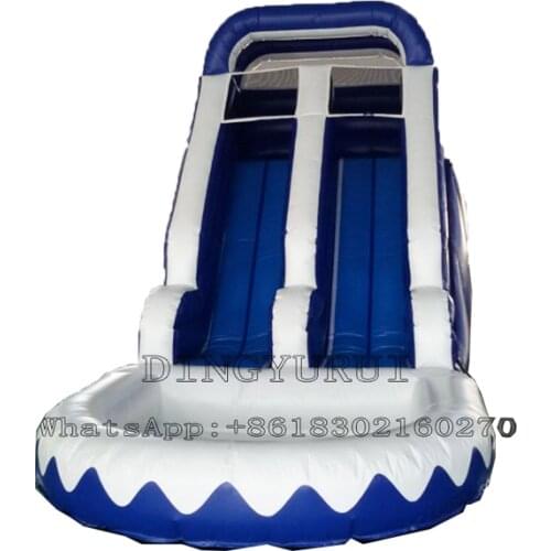 PVC Jumping Game Inflatable Water Slide with Front Pool