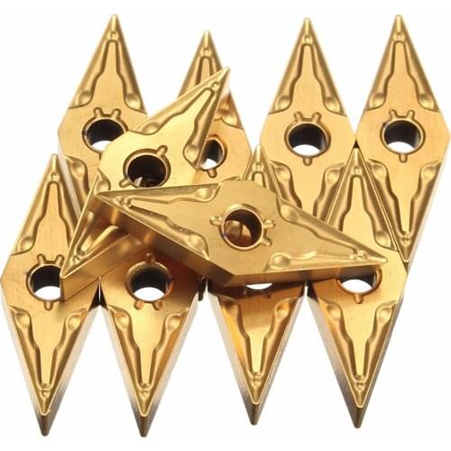 High-quality, high-hardness alloy blade VNMG160404, V-shaped gold blade of CNC lathe tool