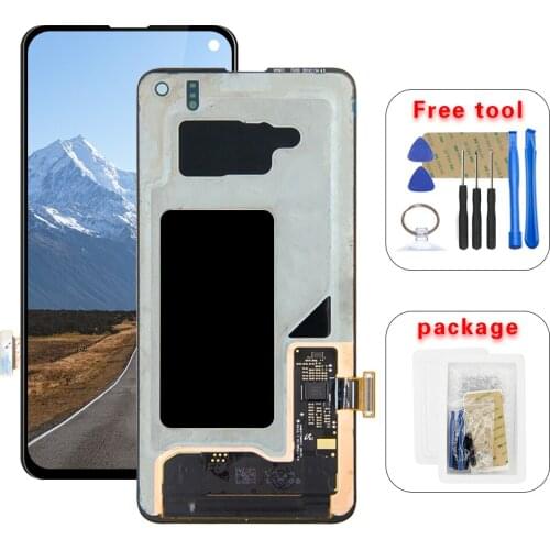 S10e LCD For SAMSUNG Galaxy S10 E G970F/DS G970W G970U SM-G9700 LCD Display Touch Screen Digitizer With Frame Replacement