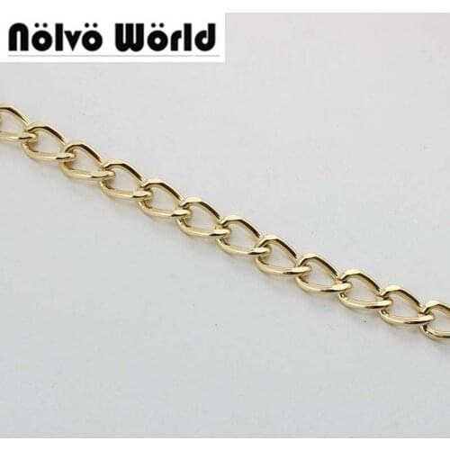 10 Meters 11mm width Top quality Serried roller chain Round chain for replacement purse strap bag accessories bag hardware