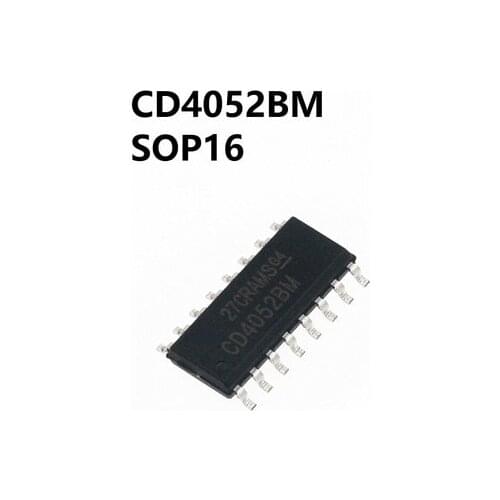 10pcs/lot CD4052 CD4052BM HCF4052 SOP16 In Stock
