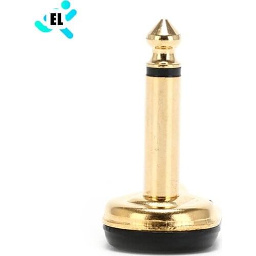 6.35mm Mono Jack Right Angle Plug Flat Male Guitar Effects Pedal Connector