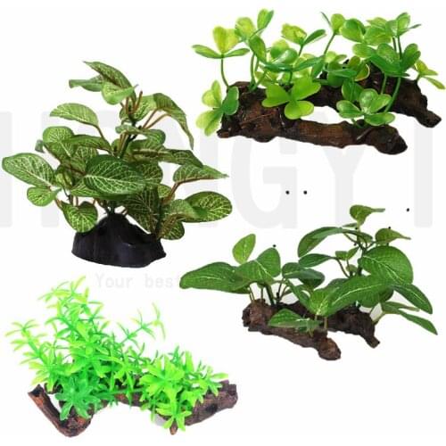 Aquarium fish tank decoration Shenmu water grass artificial plant aquatic grass wood decoration simulation plant
