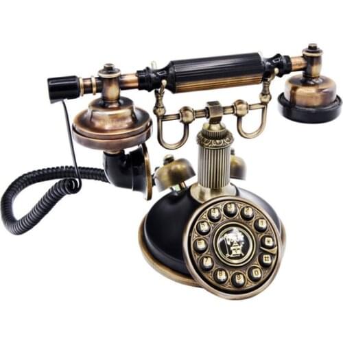Anna Bell Villa Stork Hand Decorated Reproduction antique Style telephone antique classic telephone старый классический телефон