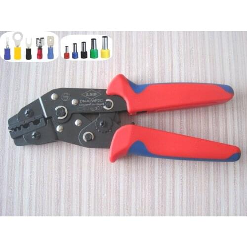 DN-02WF2C Mini european style crimping pliers for crimping Bootlace Ferrules and insulated terminals