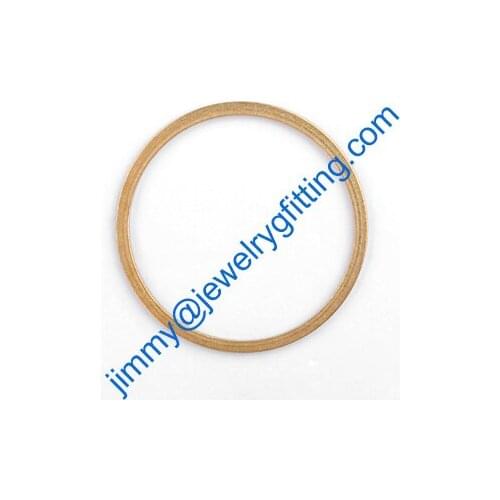 500PCS Raw Brass Circle 25*2*2mm copper Rings fashion jewelry findings jewelry Connectors Quoit