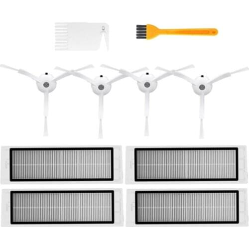 Accessories Kits for Xiaomi Roborock S50 S51 E25 S5 S60 C10 Roborock Robot Vacuum Parts Filter Side Brush