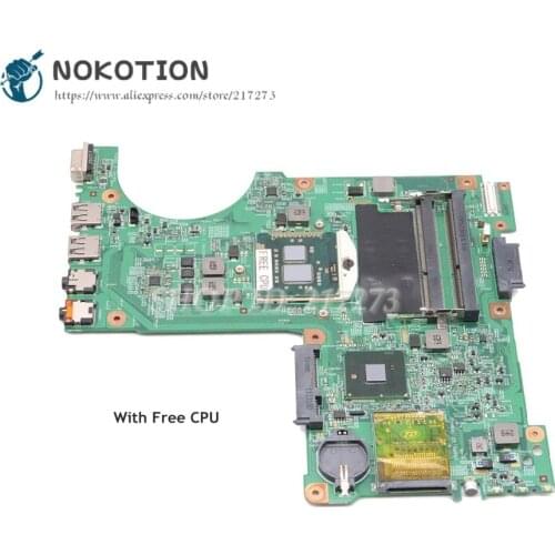 NOKOTION For Dell inspiron N4030 Laptop Motherboard HM57 DDR3 0R2XK8 CN-0R2XK8 48.4EK19.011 MAIN BOARD Free CPU