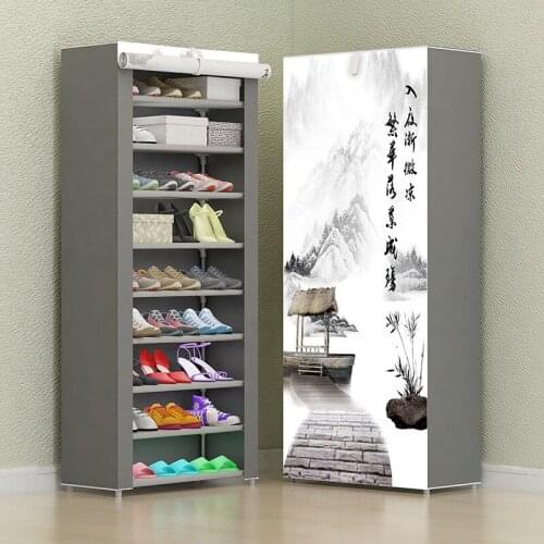 Multilayer Shoe Rack Dustproof Shoe Shelves Shoe Cabinet Minimalist Modern Shoes Storage Space-saving Shoe Shelf Home Furniture