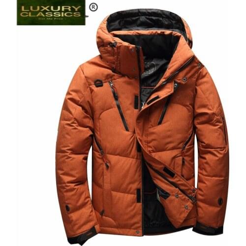 Man Coat Fashion Winter Clothes 2021 Streetwear Casual Down Jacket Hooded Thick Waem Abrigos Puffer Jacket Men Hiver 1677